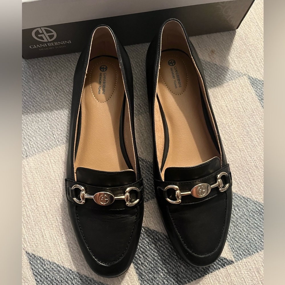 Giani Bernini Soffia Memory Foam Black Loafer